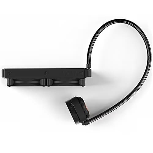 NZXT Kraken X52 240mm - All-In-One RGB CPU Liquid Cooler - CAM-Powered - Infinity Mirror Design - Performance Engineered Pump - Reinforced Extended Tubing - Aer P120mm Radiator Fan (2 Included) image
