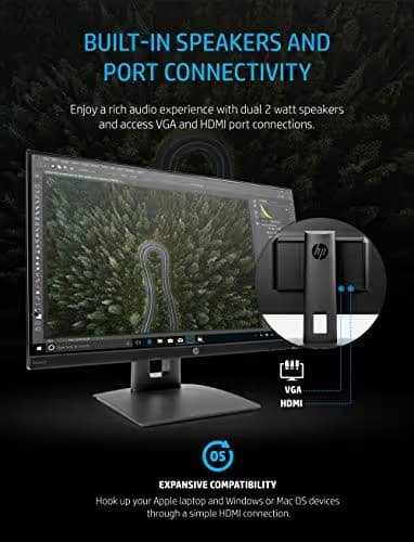 HP VH240a 23.8" 1080p 60Hz IPS Monitor image