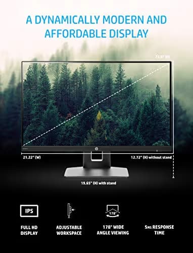 HP VH240a 23.8" 1080p 60Hz IPS Monitor image