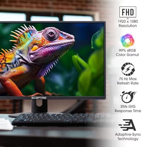 Sceptre E248W-19203R 23.8" 1080p 75Hz TN Monitor image