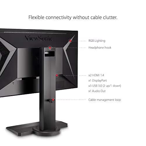 ViewSonic XG240R 24 Inch 1080p 1ms 144Hz RGB image