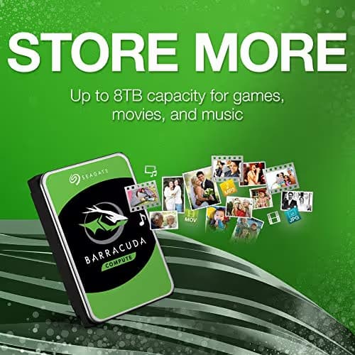 Seagate Barracuda Compute 1TB 3.5" HDD 5400RPM SATA image