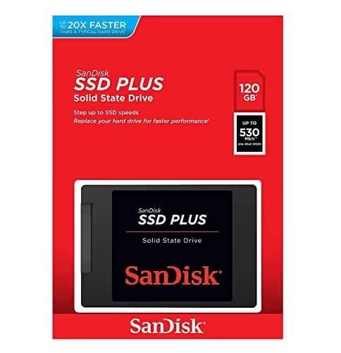 SanDisk SSD PLUS 2.5" 120GB SATA III 3D NAND Internal Solid State Drive (SSD) main image