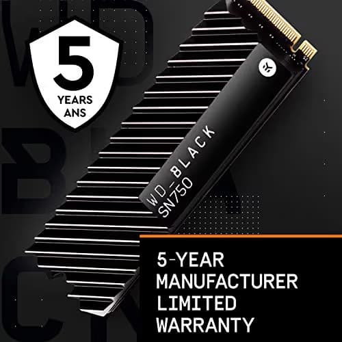 WD - BLACK SN750 1TB Internal Gaming SSD PCIe Gen 3 x4 NVMe image