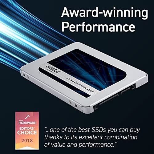 Crucial MX500 500GB 3D NAND SATA 2.5-inch Internal SSD image