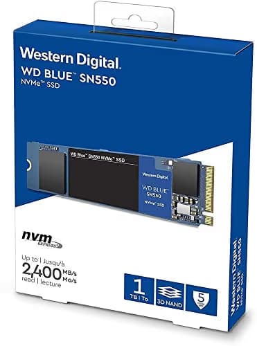 Western Digital Blue SN550 1TB SSD M.2-2280 PCIe 3.0 x4 NVMe image