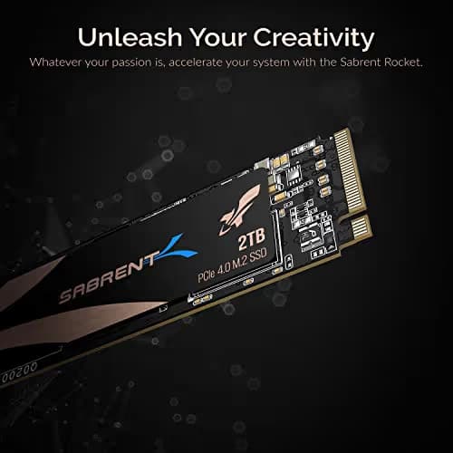 Rocket NVMe 4.0 SSD - 2TB M.2 2280 PCIe 4.0 NVMe TLC SSD + Heatsink image