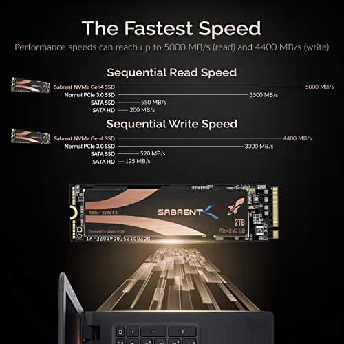 Rocket NVMe 4.0 SSD - 2TB M.2 2280 PCIe 4.0 NVMe TLC SSD + Heatsink image