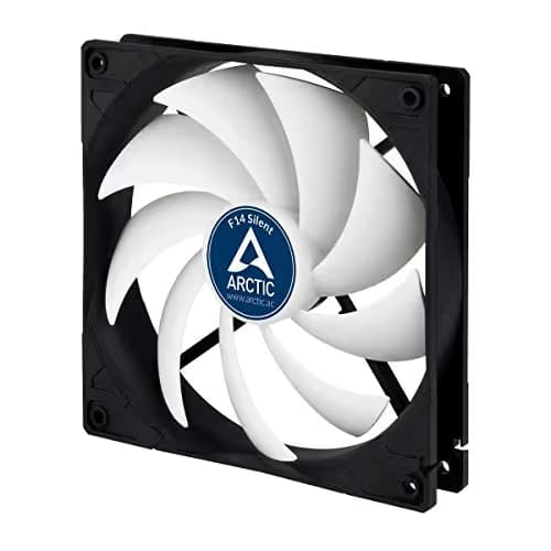 ARCTIC F14 SILENT-140 mm Standard Case Fan, Ultra Low Noise Cooler, Silent Cooler with Standard Case, Push- or Pull Configuration Possible image