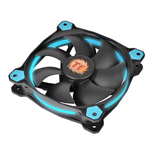 upHere Blue Computer Case Fan 120mm LED Silent Fan for Computer Cases, CPU Coolers, and Radiators Ultra Quiet, Premium Edition,3 Pin 3 Pack/B12CM3-3 image