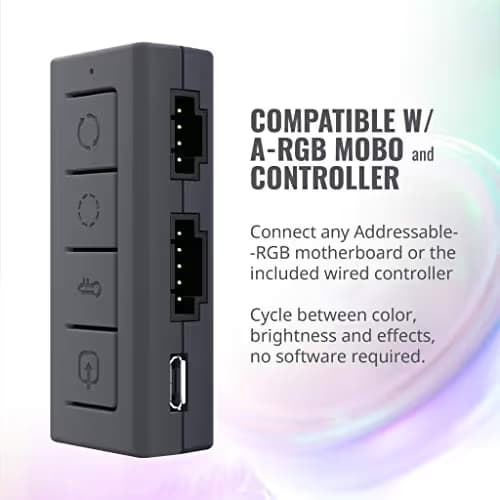 Cooler Master MasterFan MF120R ARGB 120mm 3 Fan Kit [R4-120R-203C-R1] image