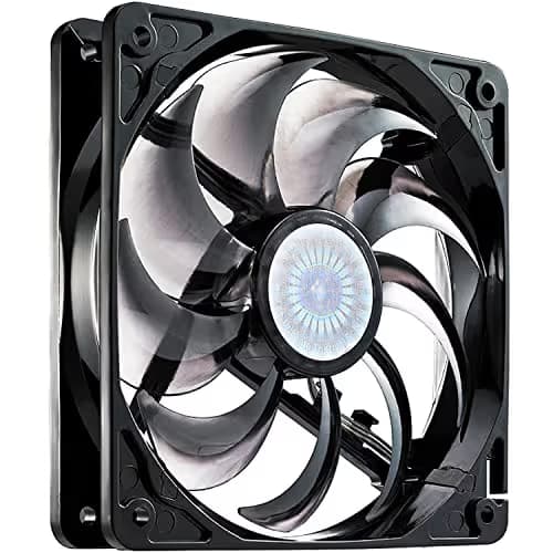 Cooler Master SickleFlow 120 - Sleeve Bearing 120mm Silent Fan for Computer Cases, CPU Coolers, and Radiators (Smoke Color) image