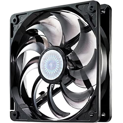 Cooler Master SickleFlow 120 - Sleeve Bearing 120mm Silent Fan for Computer Cases, CPU Coolers, and Radiators (Smoke Color) image