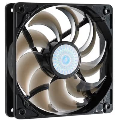 Cooler Master SickleFlow 120 - Sleeve Bearing 120mm Silent Fan for Computer Cases, CPU Coolers, and Radiators (Smoke Color) image