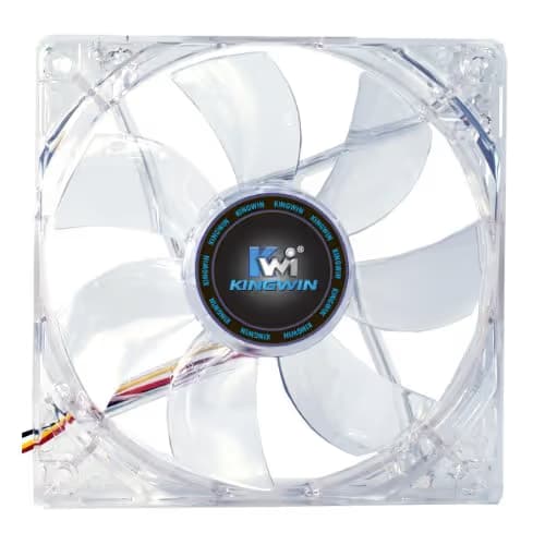 Kingwin 120mm CFR-012LB Silent Fan, For Computer Cases, CPU Coolers, Long Life Bearing, Quiet Efficient Cooling, and Provide Excellent Ventilation for PC Cases-[Red LED] image
