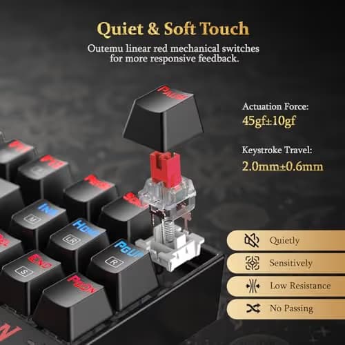 Redragon K552 Wired Outemu Blue Mechanical Gaming Keyboard image