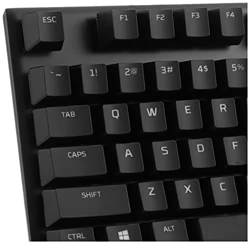 HyperX Alloy FPS Pro - Tenkeyless Mechanical Gaming Keyboard - 87-Key, Ultra-Compact Form Factor - Linear & Quiet - Cherry MX Red - Red LED Backlit (HX-KB4RD1-US/R1) image