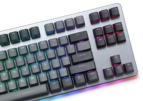 Massdrop CTRL Mechanical Keyboard - Tenkeyless TKL (87 Key) Gaming Keyboard, Hot-Swap Switches, Programmable Macros, RGB LED Backlighting, USB-C, Doubleshot PBT, Aluminum Frame (Kaihua Speed Silver) image