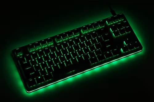 Massdrop CTRL Mechanical Keyboard - Tenkeyless TKL (87 Key) Gaming Keyboard, Hot-Swap Switches, Programmable Macros, RGB LED Backlighting, USB-C, Doubleshot PBT, Aluminum Frame (Kaihua Speed Silver) image