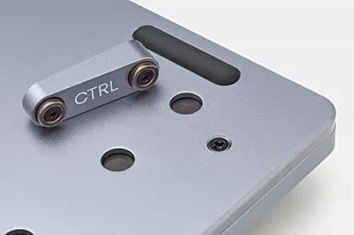 Massdrop CTRL Mechanical Keyboard - Tenkeyless TKL (87 Key) Gaming Keyboard, Hot-Swap Switches, Programmable Macros, RGB LED Backlighting, USB-C, Doubleshot PBT, Aluminum Frame (Kaihua Speed Silver) image
