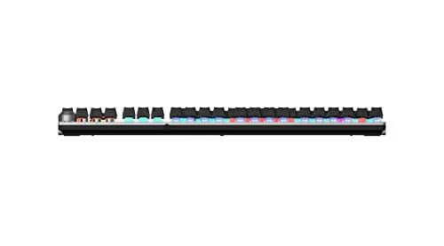 Philips SPK8614 USB Wired Mechanical Gaming Keyboard with Rainbow Backlit | Wrist Rest Pad | for PC Laptop Desktop Computers image