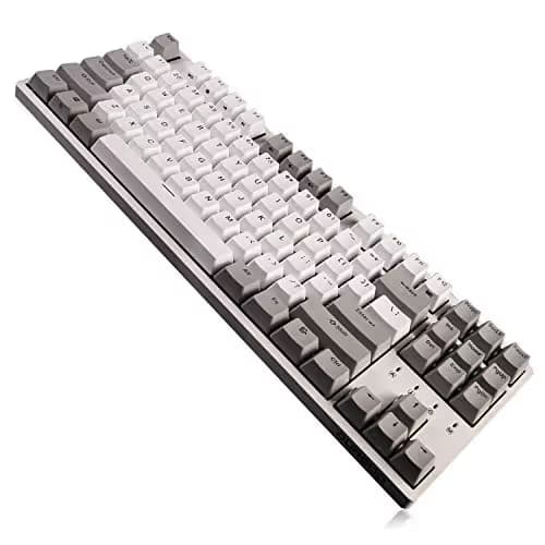 Durgod Taurus K320 TKL Mechanical Gaming Keyboard - 87 Keys - Double Shot PBT - NKRO - USB Type C (Cherry Silent Red, White) main image