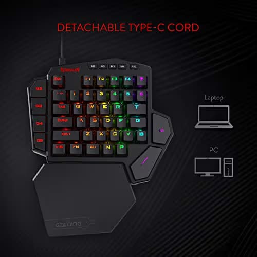 Redragon K585 DITI RGB Wired Outemu Blue Mechanical Gaming Keyboard image