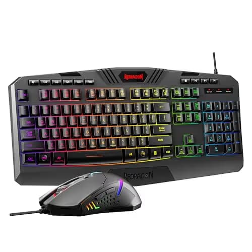 Redragon S101 Wired Gaming Keyboard With Optical Mouse image