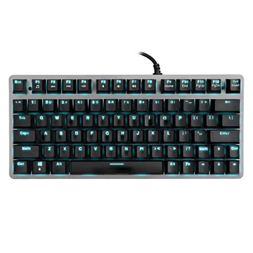 Velocifire Tenkeyless Mechanical Keyboard Mini, 78-Key Compact Ergonomic, Outemu Brown Switches Backlit and Double-Shot ABS Keycaps for Copywriter, Typist and Programmer main image