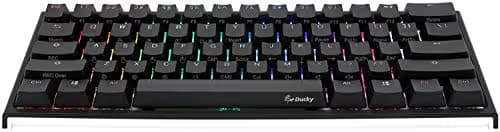 Akko X Ducky One 2 - Mini RGB Cherry MX Switch PBT Keycap 60% RGB Mechanical Gaming Keyboard (Cherry MX Red) main image