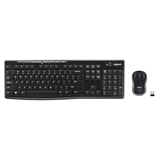 Logitech MK270 Wireless Keyboard and Mouse Combo - Keyboard and Mouse Included, 2.4GHz Dropout-Free Connection, Long Battery Life (Frustration-Free Packaging) main image