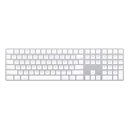 Apple Magic Keyboard with Numeric Keypad (Wireless, Rechargable) (US English) - Silver image