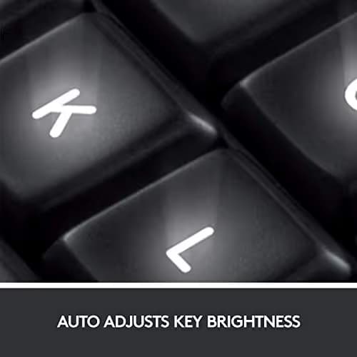 Logitech K800 Wireless Illuminated Keyboard - Backlit Keyboard, Fast-Charging, Dropout-Free 2.4GHz Connection image