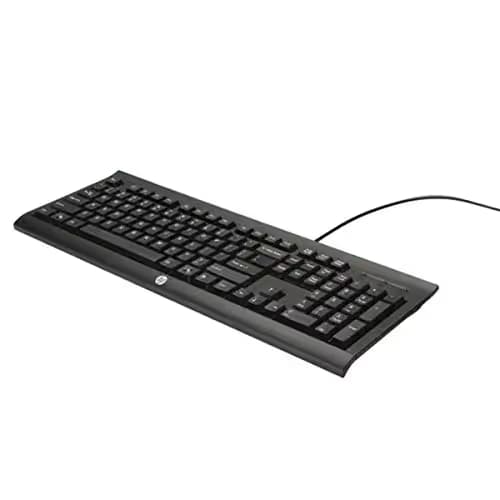 HP Wired USB Keyboard K1500 (Black) (H3C52AA#ABA) image
