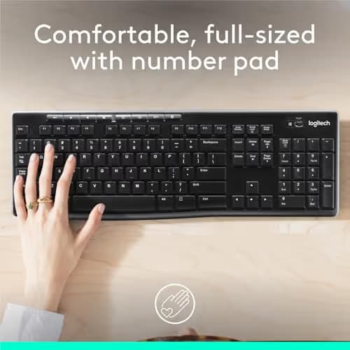 Logitech K270 Wireless Standard Keyboard image