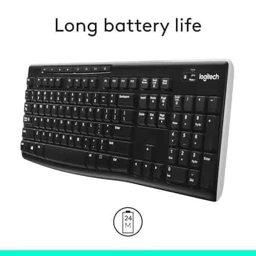 Logitech K270 Wireless Standard Keyboard image