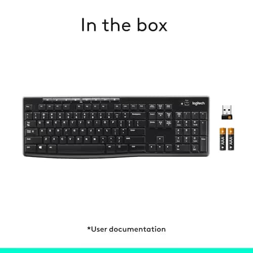 Logitech K270 Wireless Standard Keyboard image