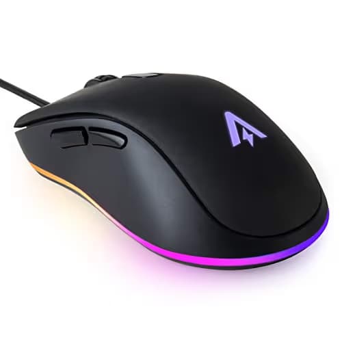 Anker Gaming Mouse with 6Dpi Levels (800, 1600, 2400, 3200, 4800, and 6400), 1000 Hz Polling Rate, Programmable Buttons, Ergonomic USB Computer Mouse, RGB Gamer Desktop Laptop PC Gaming Mouse main image