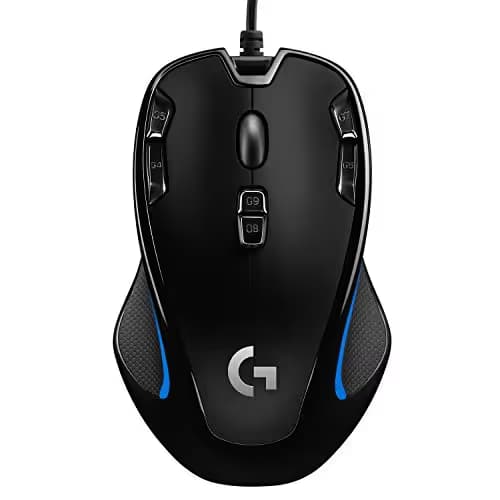 Logitech G300s Optical Ambidextrous  Gaming Mouse - 9 Programmable Buttons, Onboard Memory image