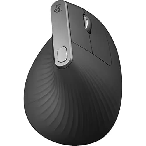 Logitech MX Vertical Advanced Ergonomic Mouse, Wireless via Bluetooth or Included USB Receiver (Renewed) image