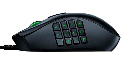 Razer Naga Trinity Gaming Mouse: 16,000 DPI Optical Sensor - Chroma RGB Lighting - Interchangeable Side Plate w/ 2, 7, 12 Button Configurations - Mechanical Switches image