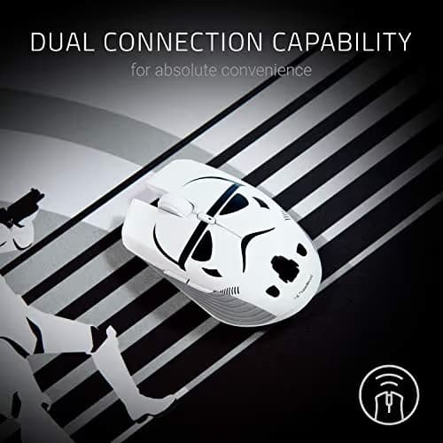 Razer Atheris Ambidextrous Wireless Mouse: 7200 DPI Optical Sensor - 350 Hr Battery Life - USB Wireless Receiver & Bluetooth Connection - Stormtrooper Limited Edition image