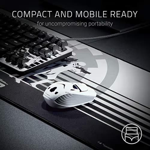 Razer Atheris Ambidextrous Wireless Mouse: 7200 DPI Optical Sensor - 350 Hr Battery Life - USB Wireless Receiver & Bluetooth Connection - Stormtrooper Limited Edition image
