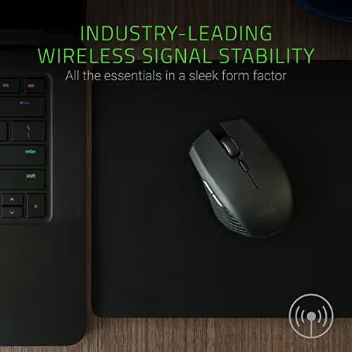 Razer Atheris - Ambidextrous Bluetooth Wireless Portable Gaming-Grade Mouse - 7,200 DPI Optical Sensor (Renewed) image