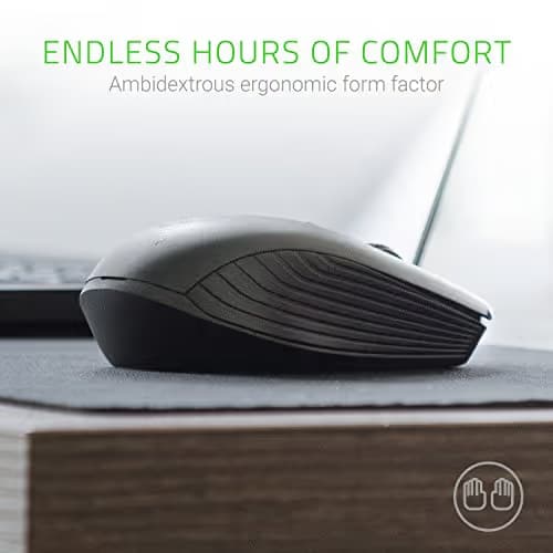 Razer Atheris - Ambidextrous Bluetooth Wireless Portable Gaming-Grade Mouse - 7,200 DPI Optical Sensor (Renewed) image
