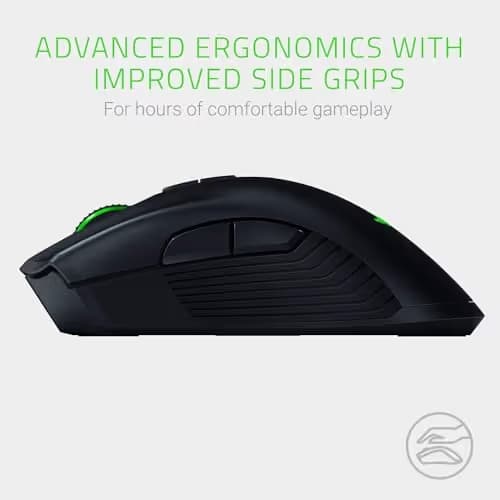 Razer Mamba Wireless 2018. True 16,000 DPS 5G Optical Sensor, Wired-Wireless Capability (50 Hour Battery Life), Powered by Razer Chroma, Ergonomic Gaming Mouse (Renewed) image