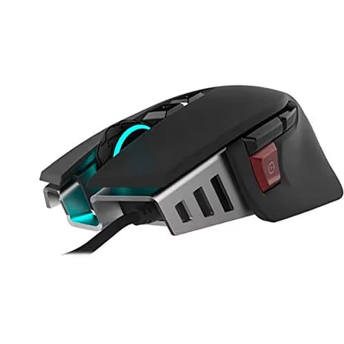 CORSAIR M65 ELITE RGB - FPS Gaming Mouse - 18,000 DPI Optical Sensor - Adjustable DPI Sniper Button - Tunable Weights -  Black image