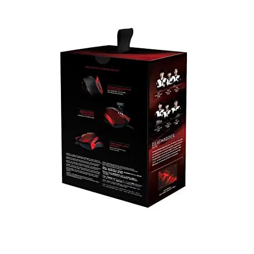Razer DeathAdder Elite Gaming Mouse SKT T1 Edition: 16,000 DPI Optical Sensor - Chroma RGB Lighting - 7 Programmable Buttons - Mechanical Switches - Rubber Side Grips image