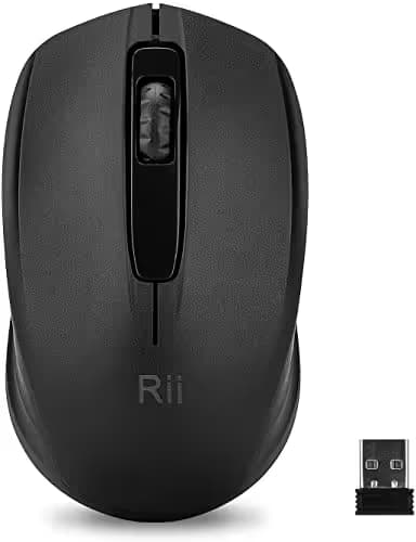 Rii Wireless Mouse 1000DPI for PC, Laptop, Windows,Included Wireless USB dongle main image