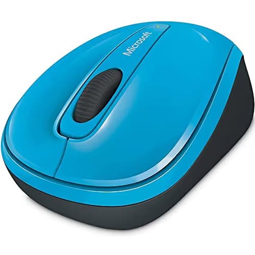 Microsoft 3500 Wireless Mobile Mouse, Cyan Blue (GMF-00273) main image